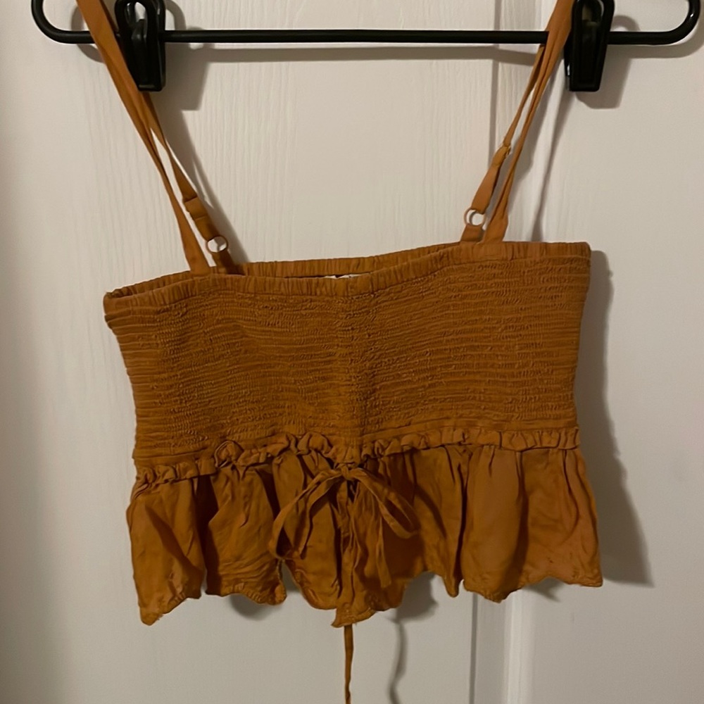 Wilfred peasant tank crop top